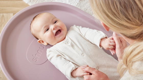 How to change a wriggly baby