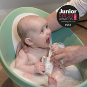 Baignoire pour bébé Shnuggle | Support de bain pour nouveau-né avec coussin de siège | Baignoire compacte pour bébé | Siège de bain adapté dès la naissance