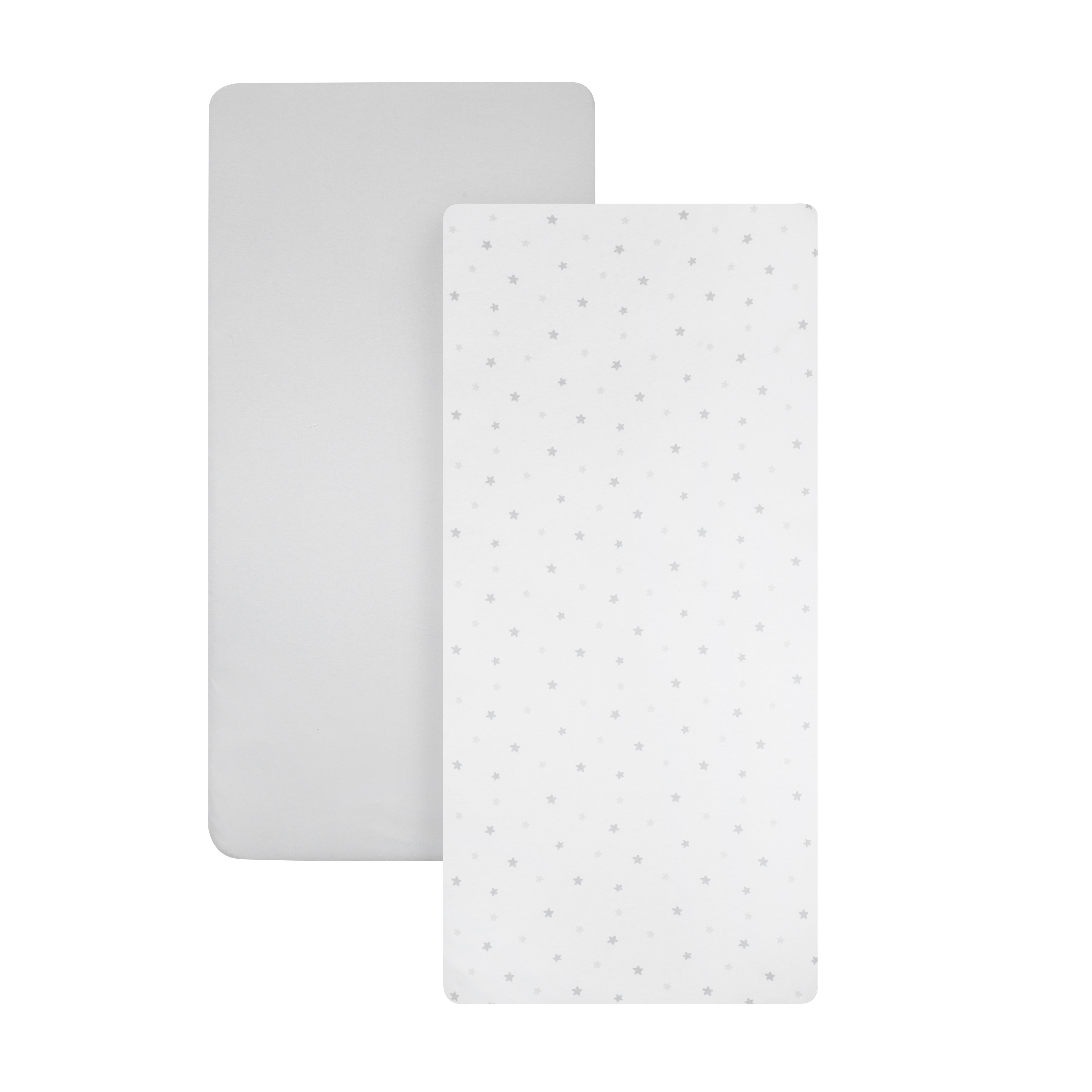 Shnuggle Air Lite Crib Fitted Sheets - Stars (2 Pack)