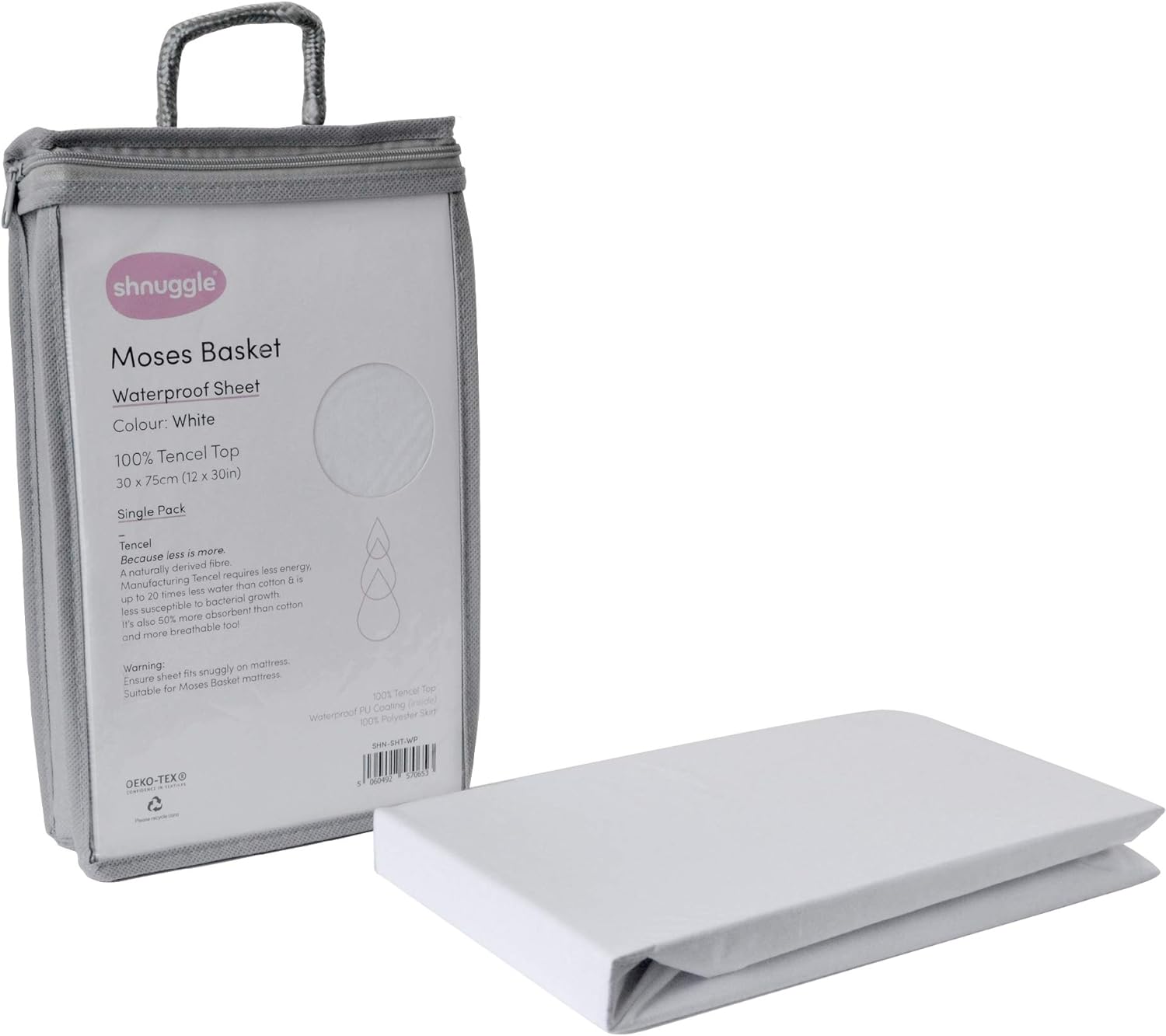 Waterproof Sheet Moses Basket 74 x 28cm Sustainable