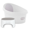 Shnuggle Kleinkindbadewanne & Tritthocker-Set