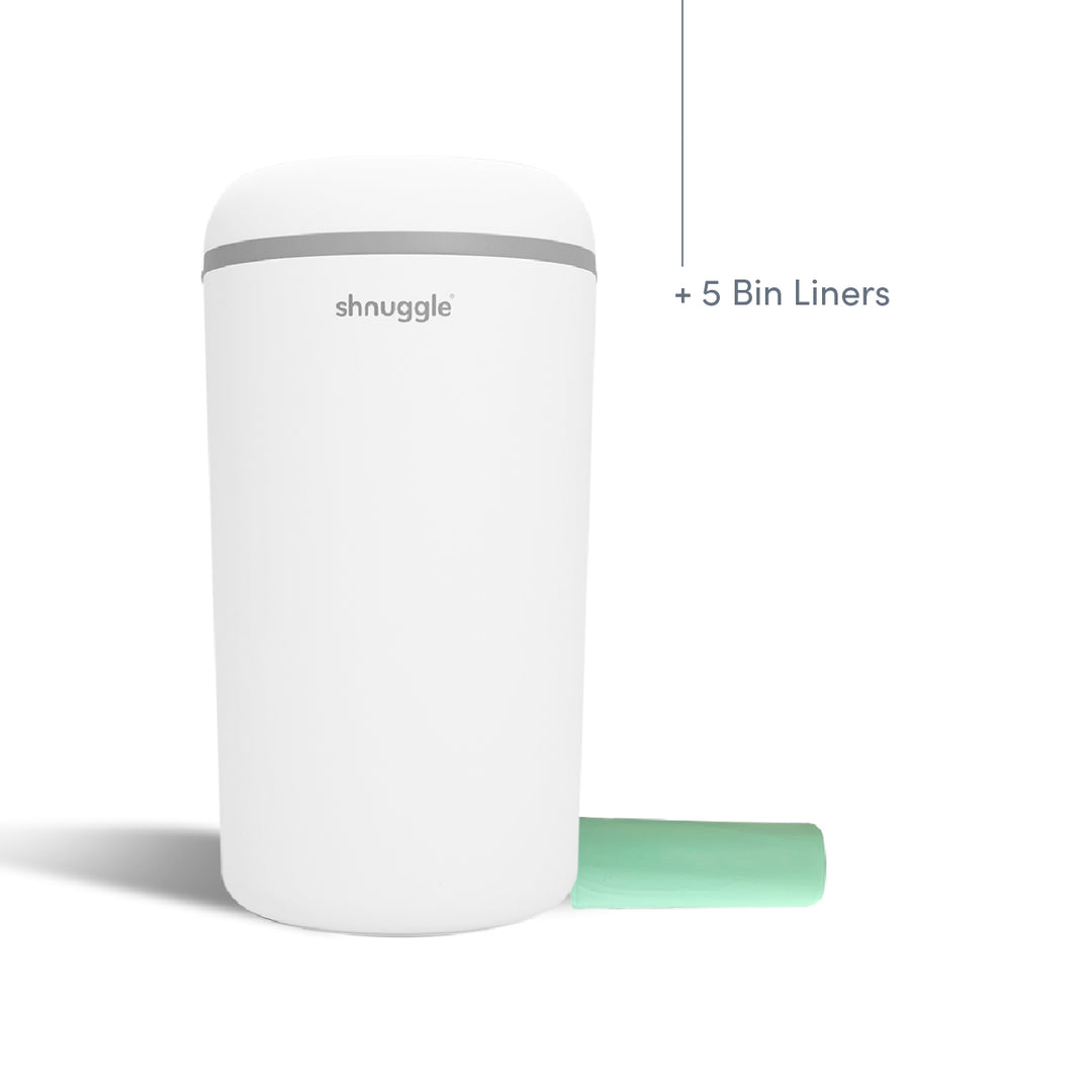 Shnuggle EcoTouch Nappy Bin With Compostable Bin Liners