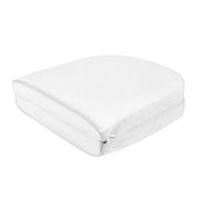 Air mattress folded in half